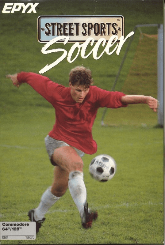Street Sports Soccer box art for Commodore 64
